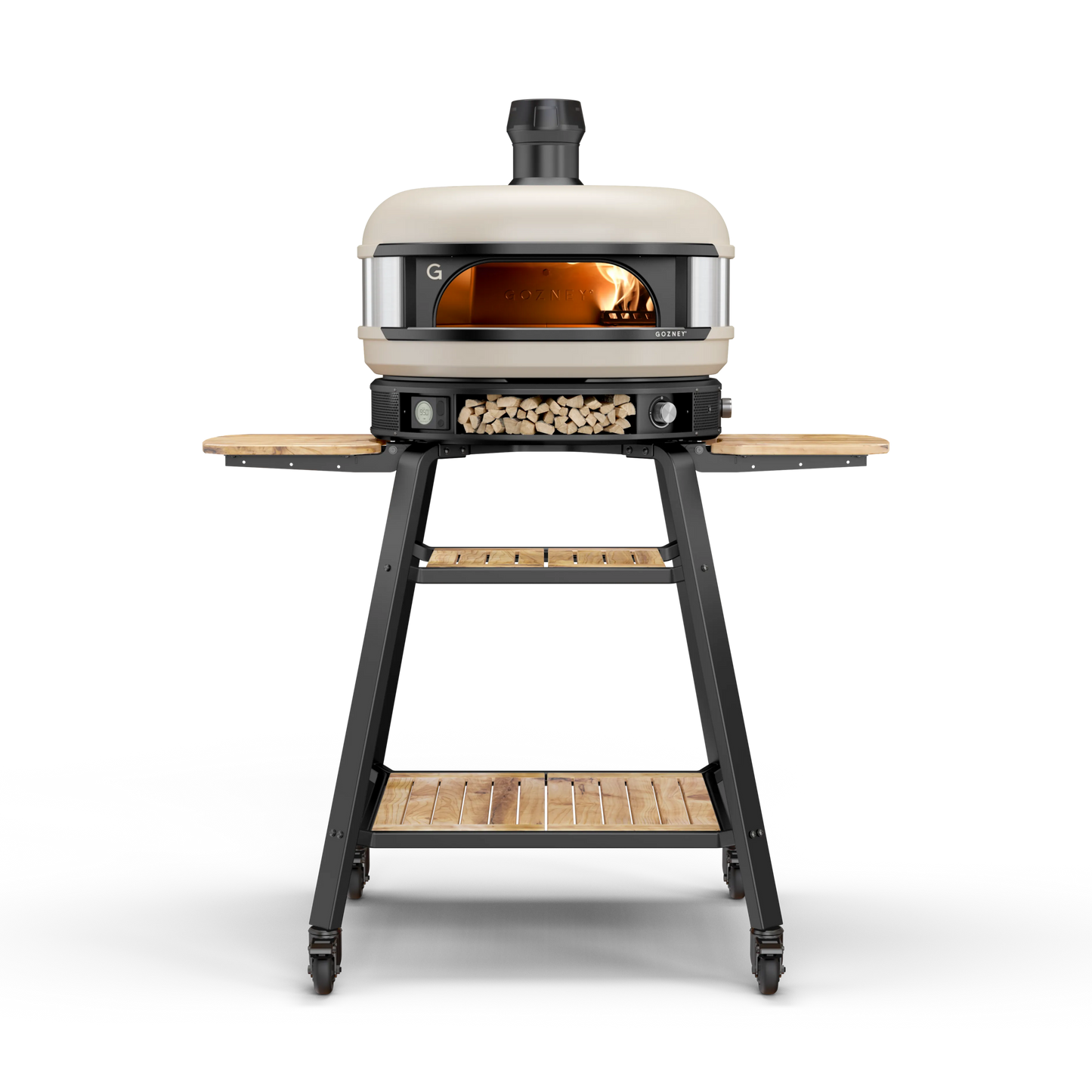 dome-stand-black-wood