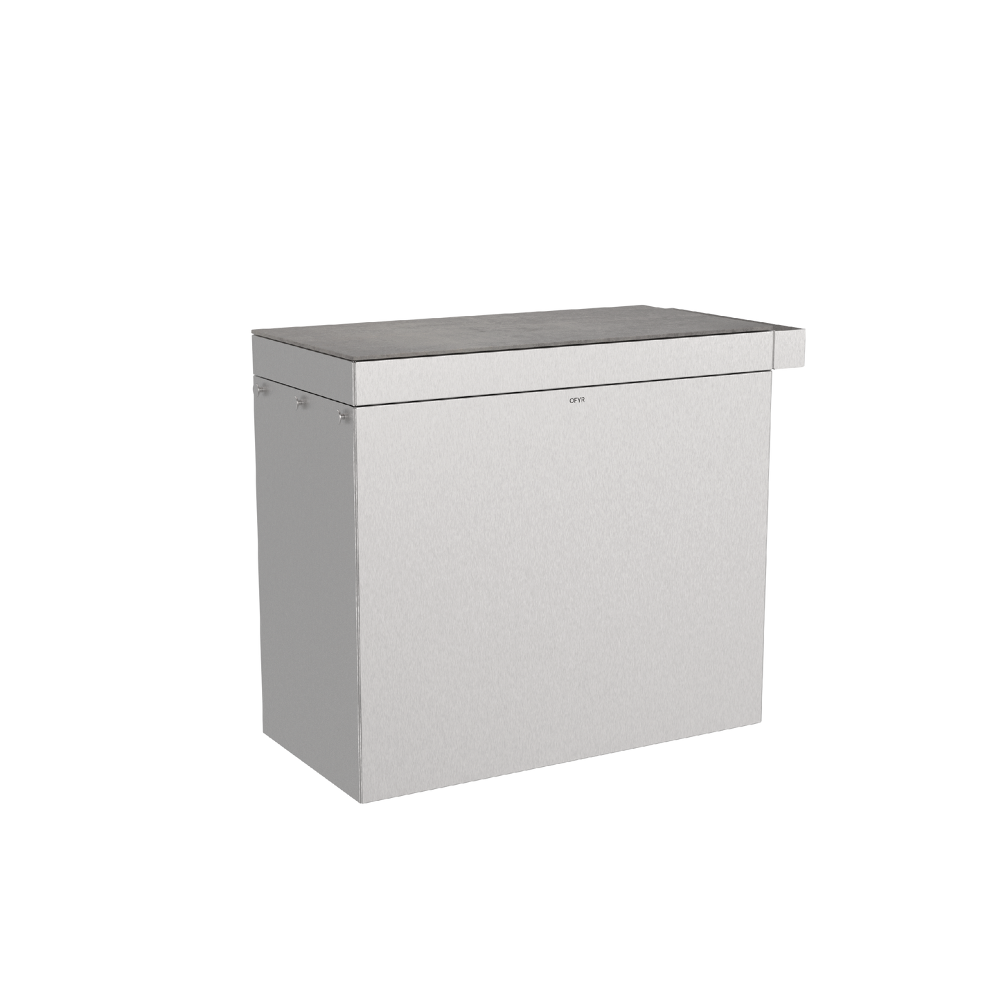 OFYR Signature Mise en Place 100 Brushed Steel Terra
