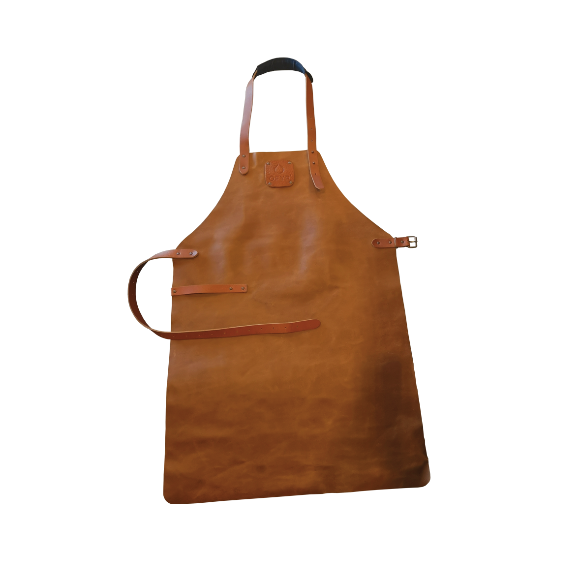 OFYR Leather Apron Brown