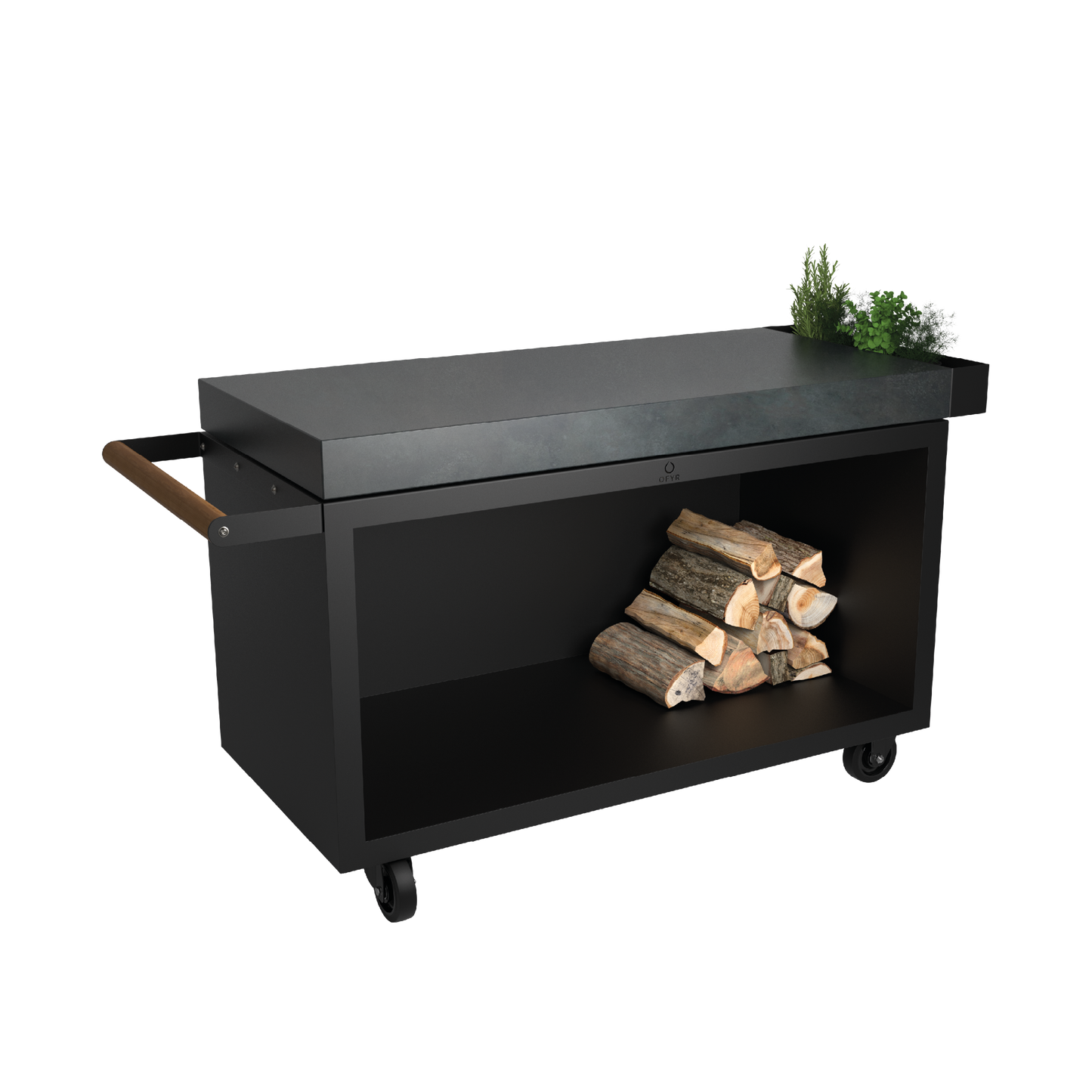 OFYR Mise en Place Table Black 135 PRO Ceramic Dark Grey