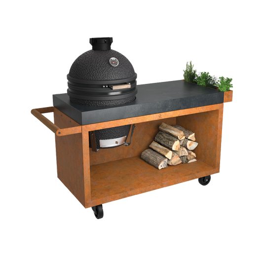 OFYR Kamado Table Corten 135 PRO Concrete TB