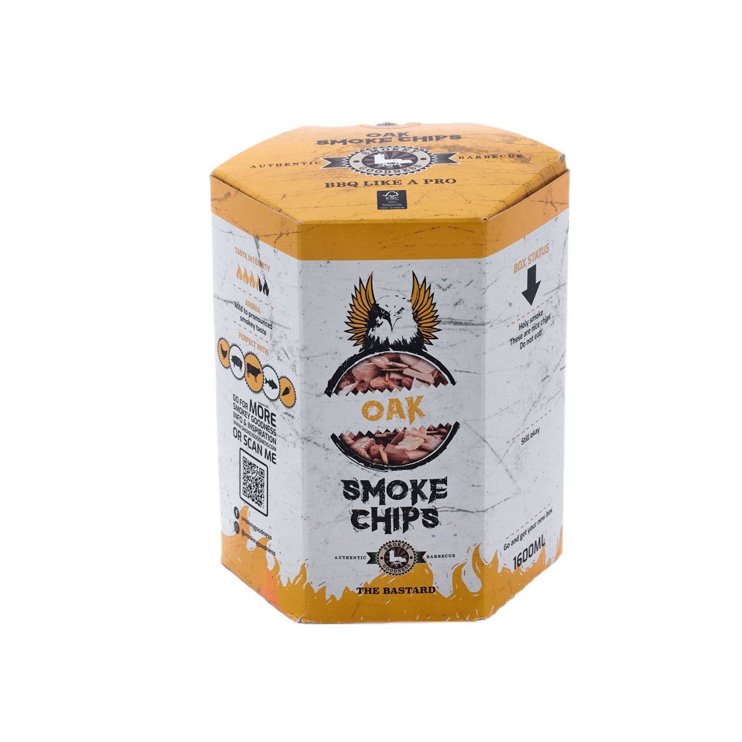 Smokey Goodness Smoke Chips Oak 1600ml (FSC 100%)
